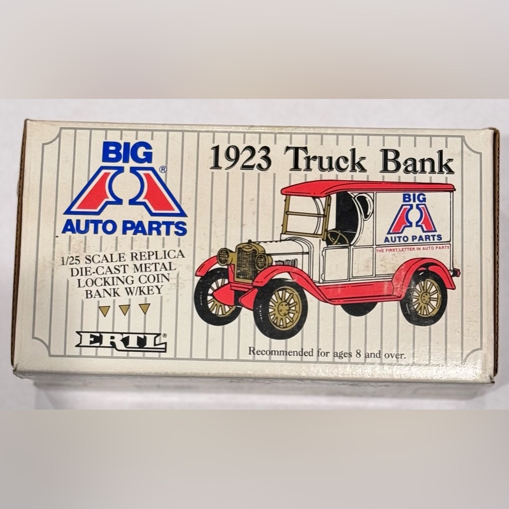 Ertl Big A Auto Parts 1923 Chevy Panel Truck Bank - (B 1)